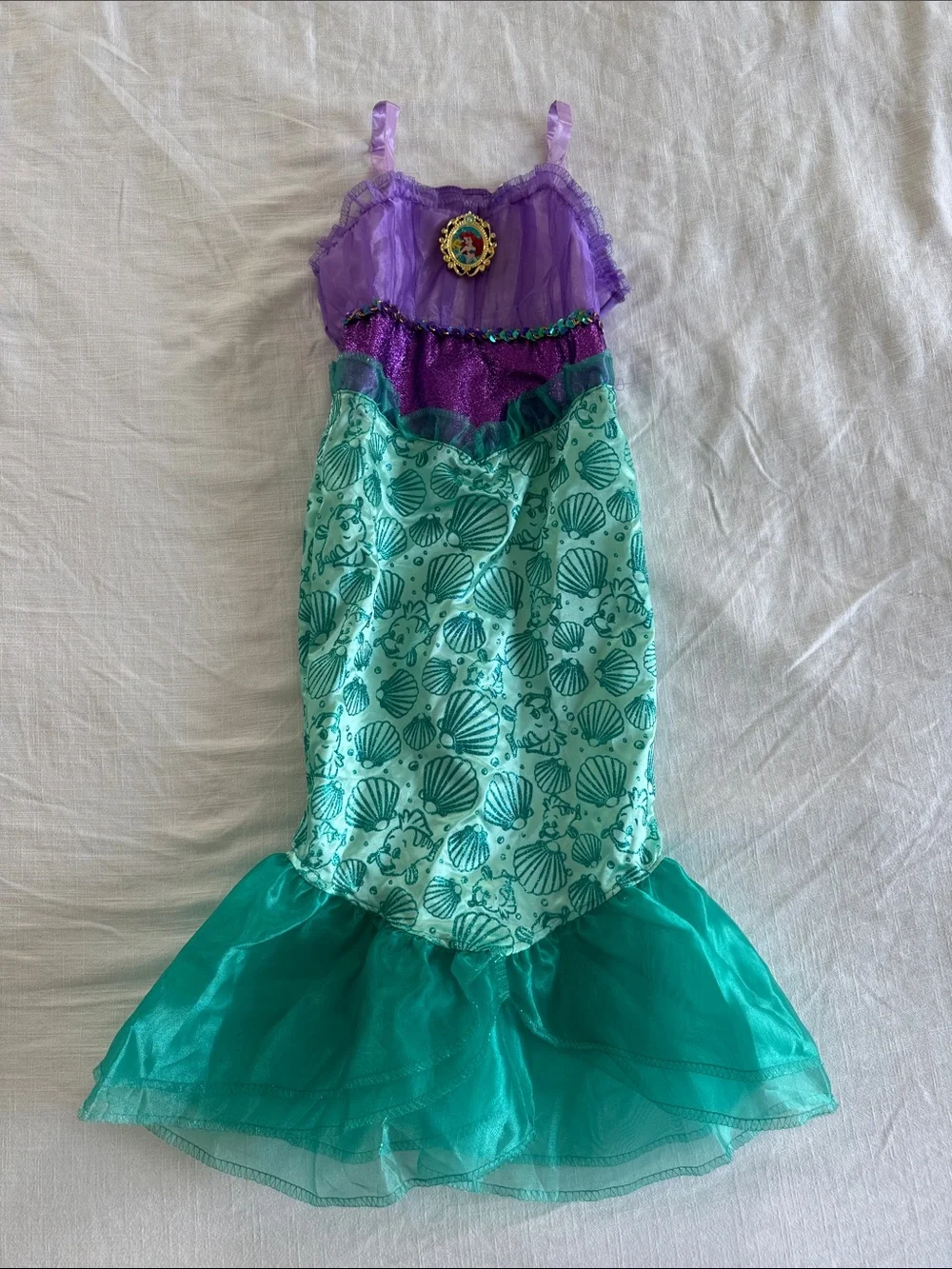 Disney Purple and Teal Mermaid Costume Dress